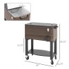 Outdoor Party Cooler Cart - as picture